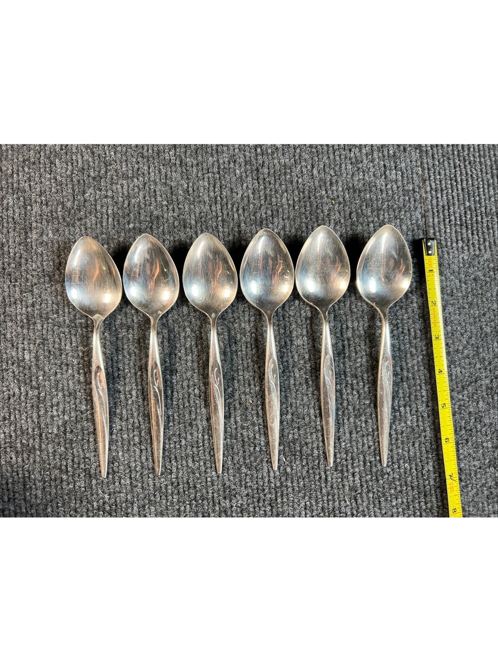 Oneida Community stainless flatware Set of 6 Dinner spoons